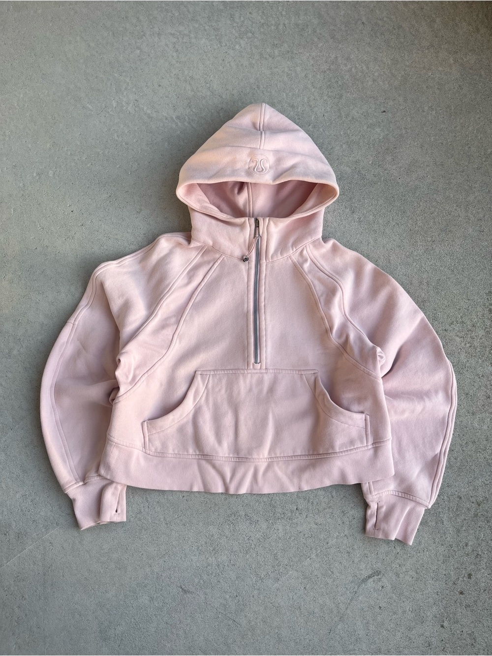 lululemon athletica Dusty Pink Fleece Hoodie
